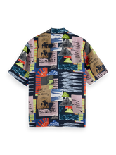 SCOTCH AND SODA Relaxed-Fit Tencel All-Over Printed Shirt - Gravity NYC